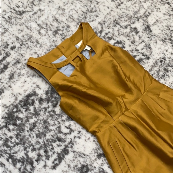 Anthropologie Maeve Chardonnay Dress - Picture 2 of 6